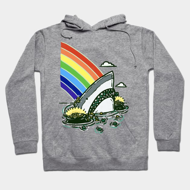 Pot O'Gold Shark Hoodie by nickv47